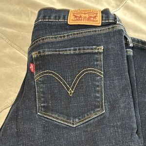 Levi's Blue Boot Cut Jeans Classic Style